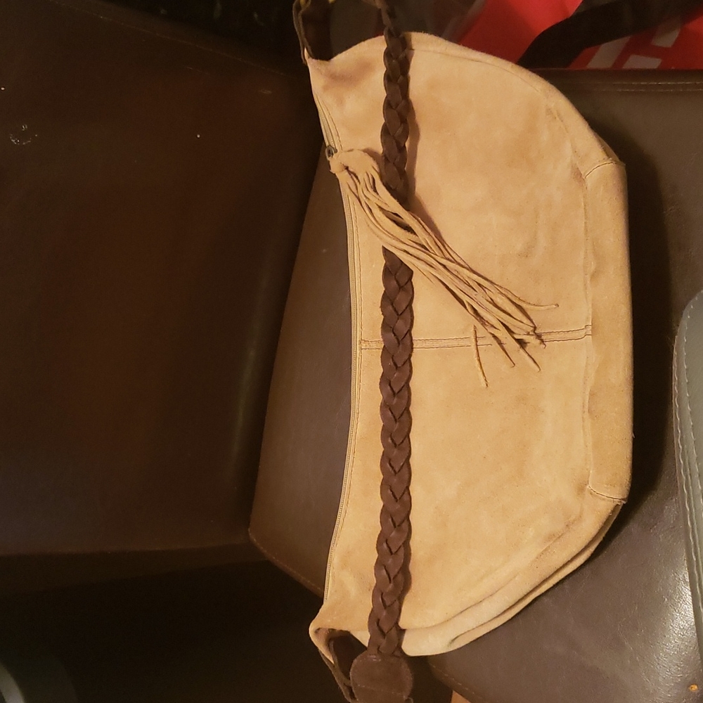 Suede Tassell Purse